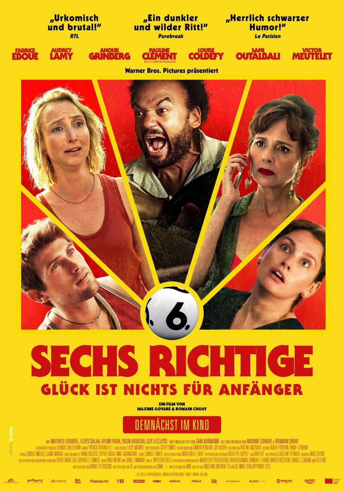 Filmplakat von Sechs Richtige